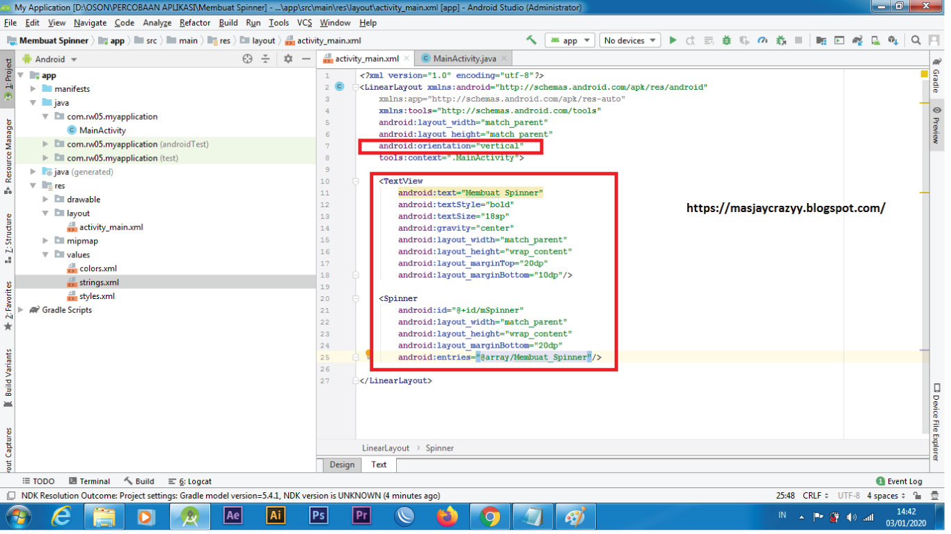 android studio spinner setonitemselectedlistener android studio spinner setonitemselectedlistener