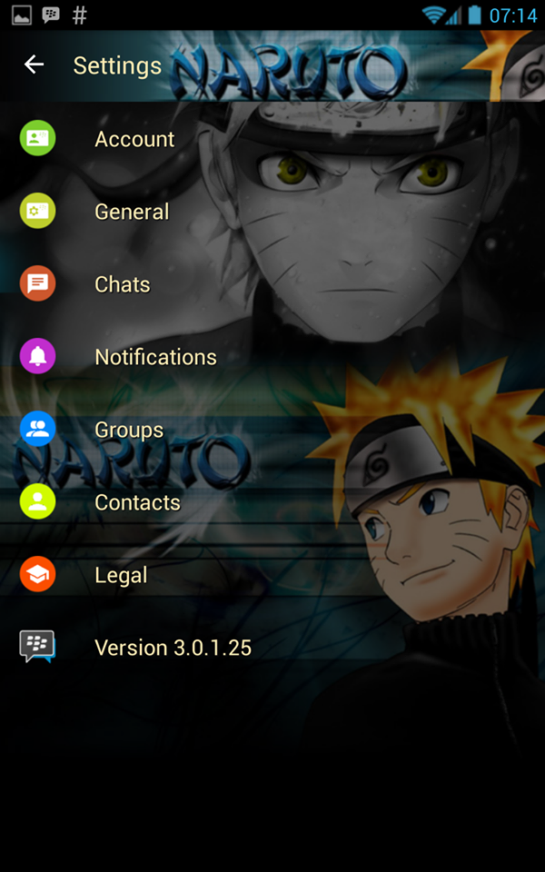 BBM MOD Naruto V3.0.1.25 Apk Terbaru Download BBM MOD Terbaru dan