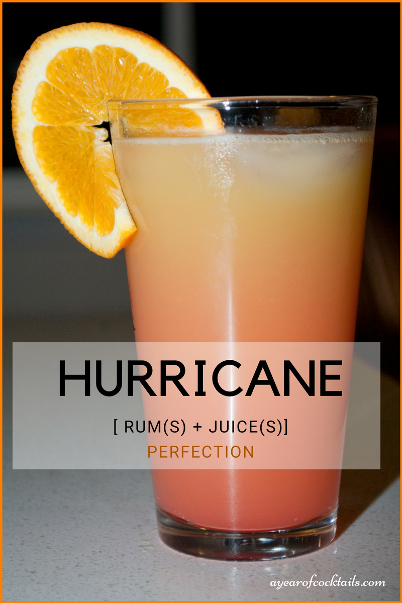 Husbands Hurricane - A Year of Cocktails