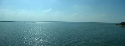 Osman Sagar Gandipet Lake in Hyderabad District in Telangana