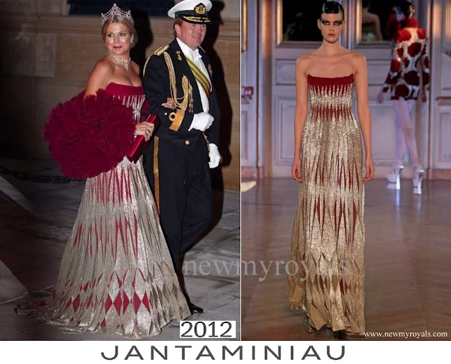 Queen Maxima wore Jan Taminiau Gown