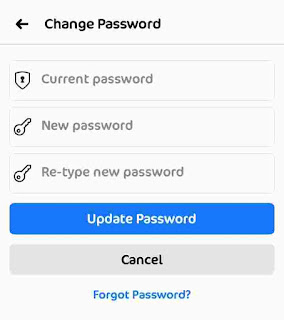 Facebook ka password change karne ka tarika
