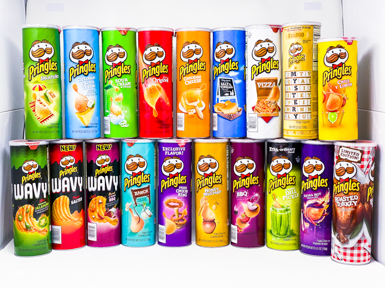 Tales of the Flowers: A Pringles Comparison - 19 different kinds of ...