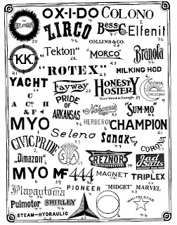 MR. MULE's TYPOGRAPHIC SHOWROOM AND EMPORIUM: Vintage Logos