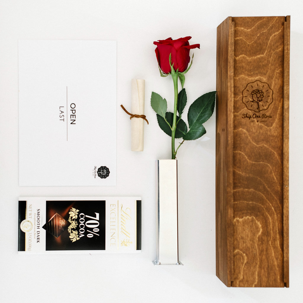 Rose luxury valentine bliss box flowers Single Rose Delivery & Roses for Valentine’s Day