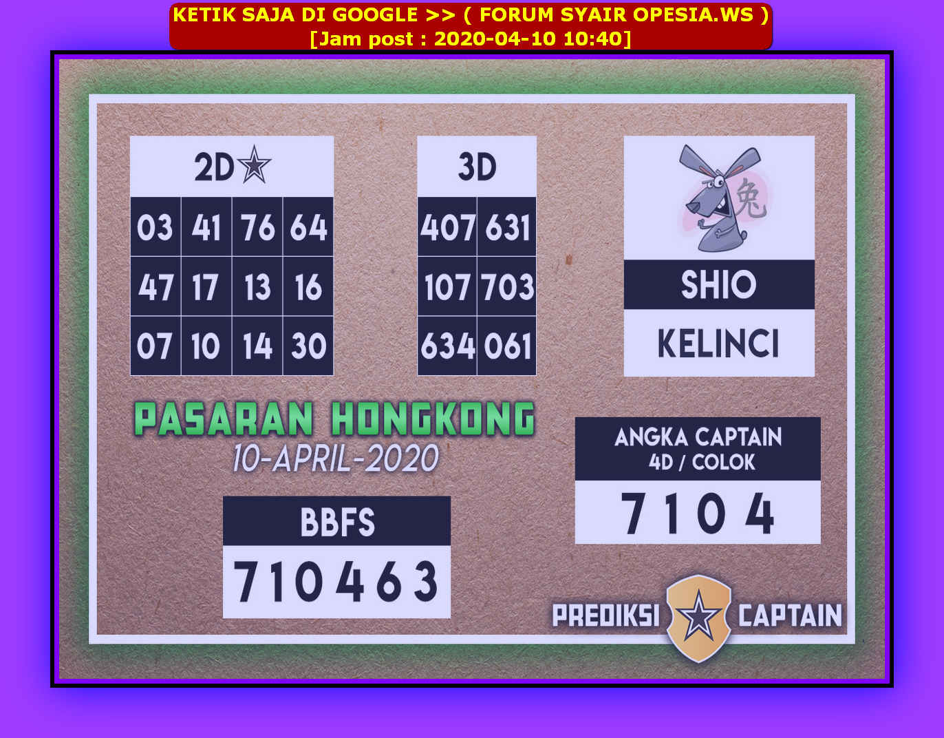 1 New Message Kode Syair Hongkong 10 April 2020 Forum Syair Togel Hongkong Singapura Sydney 1 New Message Kode Syair Hongkong 10 April 2020 Forum Syair Togel Hongkong Singapura Sydney