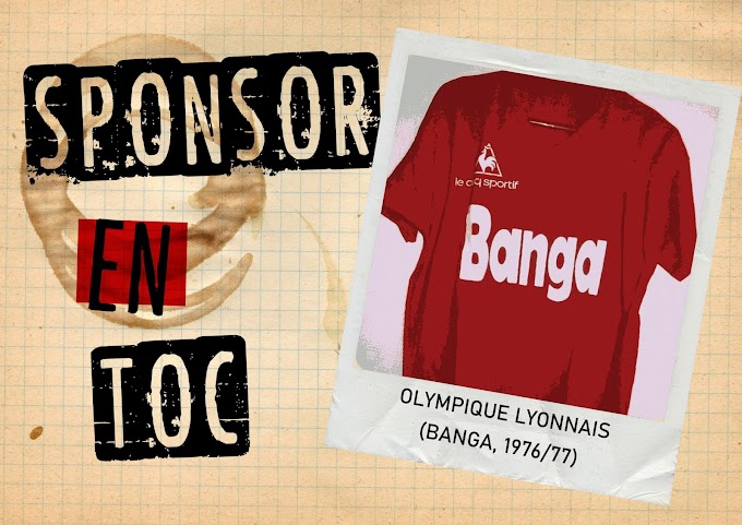 Sponsor en toc. OLYMPIQUE LYONNAIS (Banga).