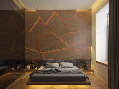 Desain Dinding Kamar Tidur