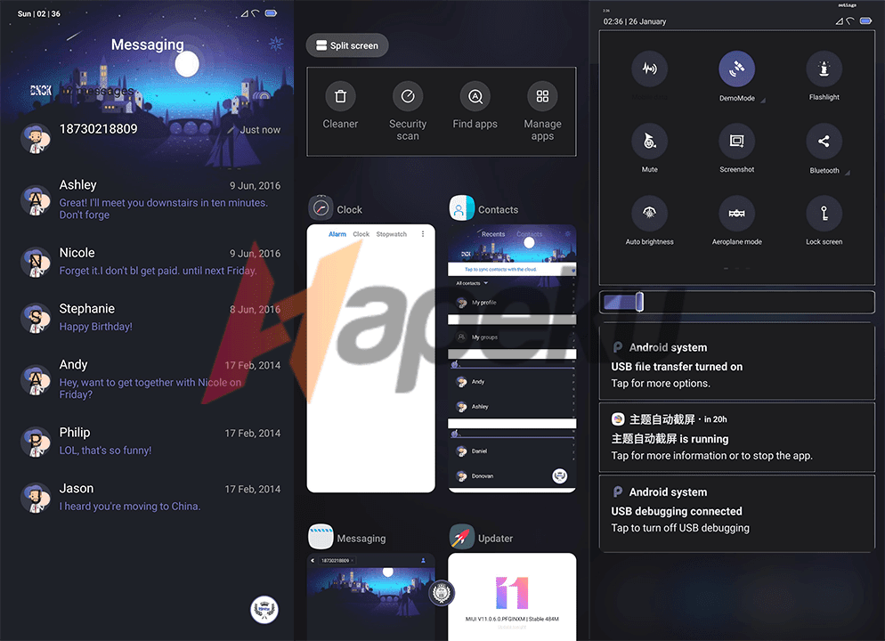 Screenshot theme DNCK Woek v11 untuk Xiaomi Screenshot theme DNCK Woek v11 untuk Xiaomi