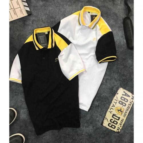 ÁO THUN NAM CỔ TRỤ HEY BOY PHỐI