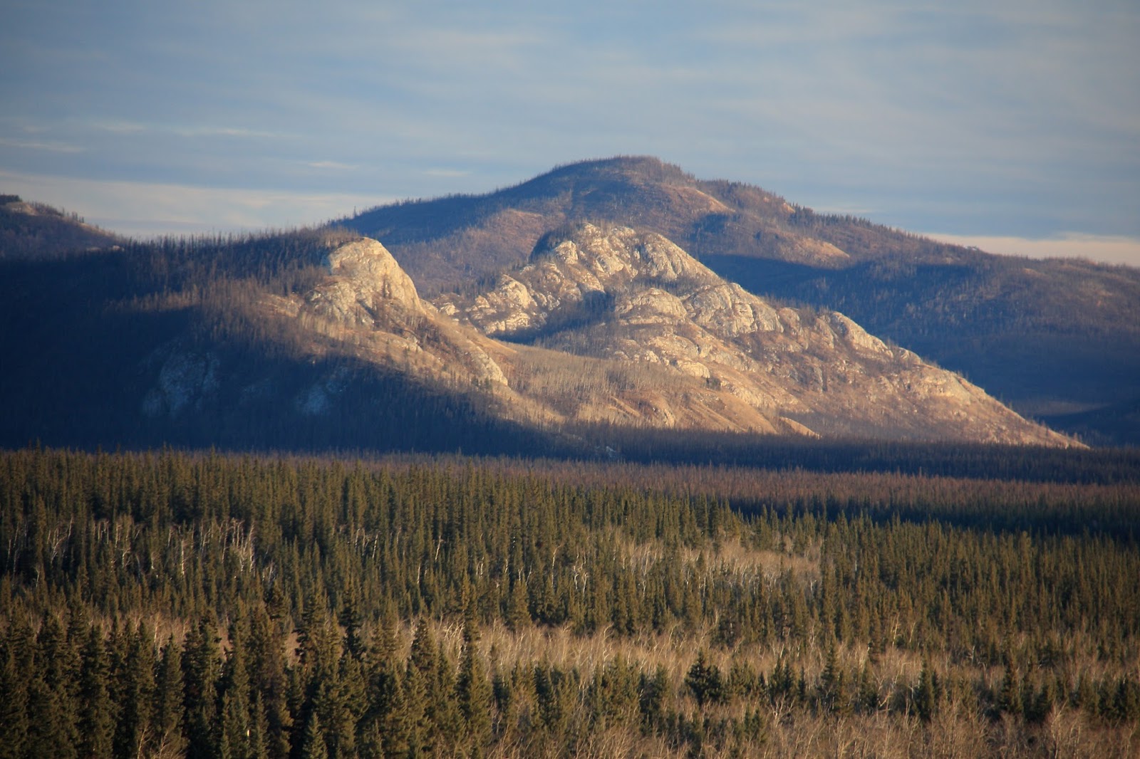 Carmacks Yukon Territory Climbing near Carmacks in the central Yukon