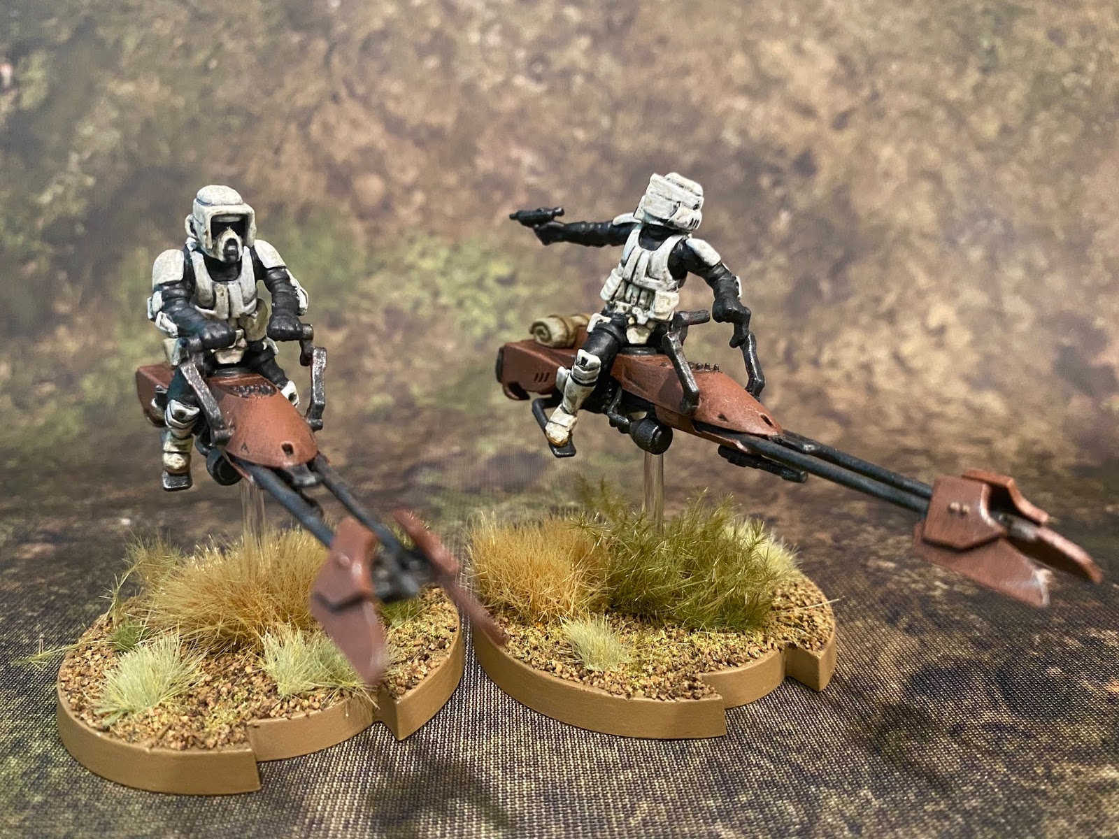 Major Thomas Foolery's War Room Star Wars Legion Speeder Bikes and