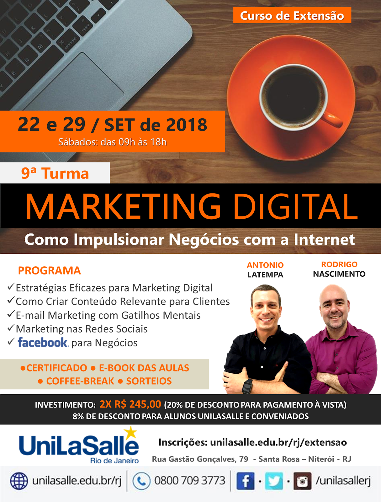 INSCRIÇÕES ABERTAS!