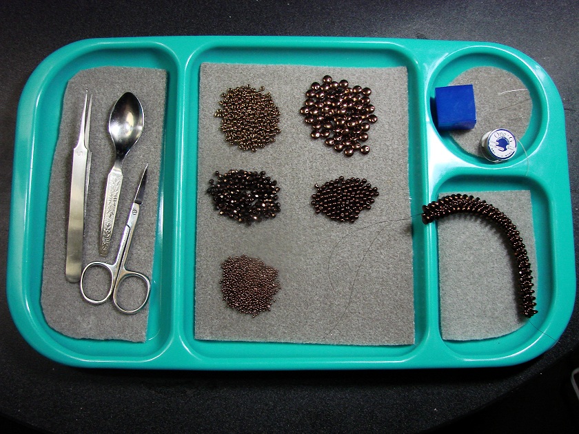 The Bead Diaries: My latest beading trays