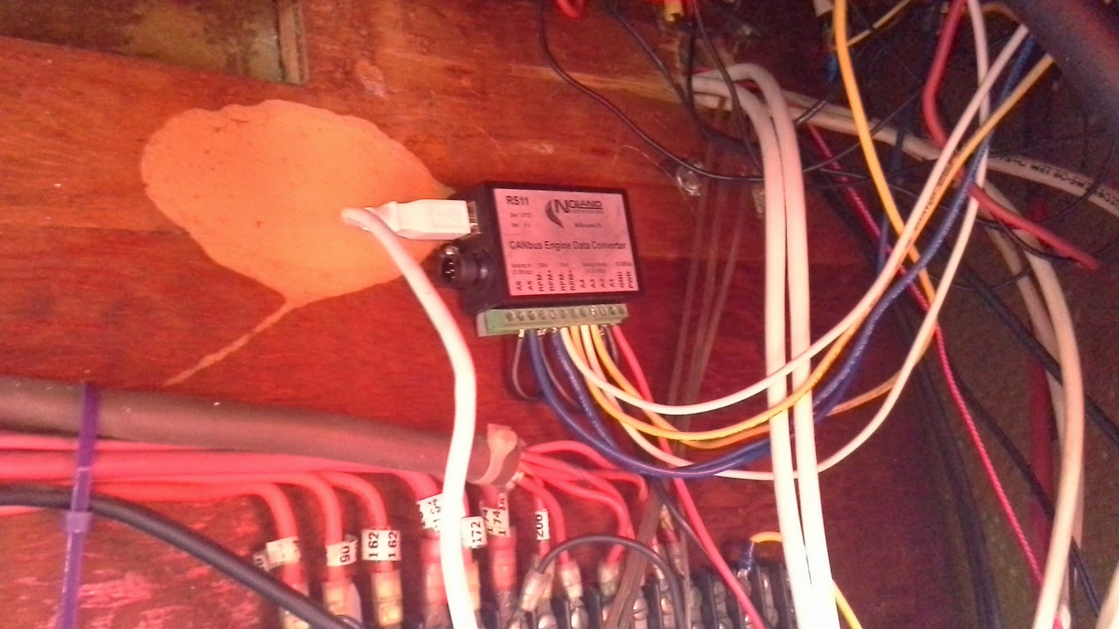 Oso Negro Adventures Analog Inst Gauges to NMEA 2000 Installation