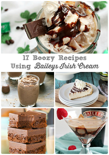From dreamy cocktails to booze infused desserts to a decadent breakfast recipe, you will have the bases covered for your St. Patrick's Day celebration with these 17 Boozy Recipes Using Baileys Irish Cream.