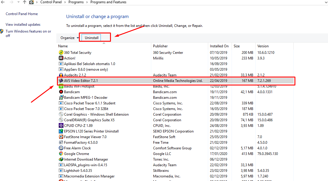 Cara Mudah Menghapus / Uninstall Aplikasi Di Windows 10 - Goliketrik