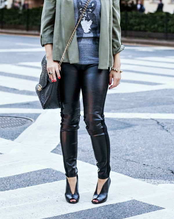 The Corporate Catwalk by Olivia : Little Frenchie :: Faux Leather Pants ...