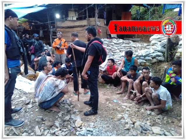 Berantas Ilegal Mining, 21 Orang Diamankan Polres Solok Selatan 
