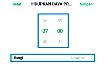 Menyimpan perubahan final