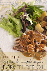 sugar tenderloin brown maple pork cooker crockpot pot slow homebased mom crock dinner meal recipes plan syrup recipe pressure twenty