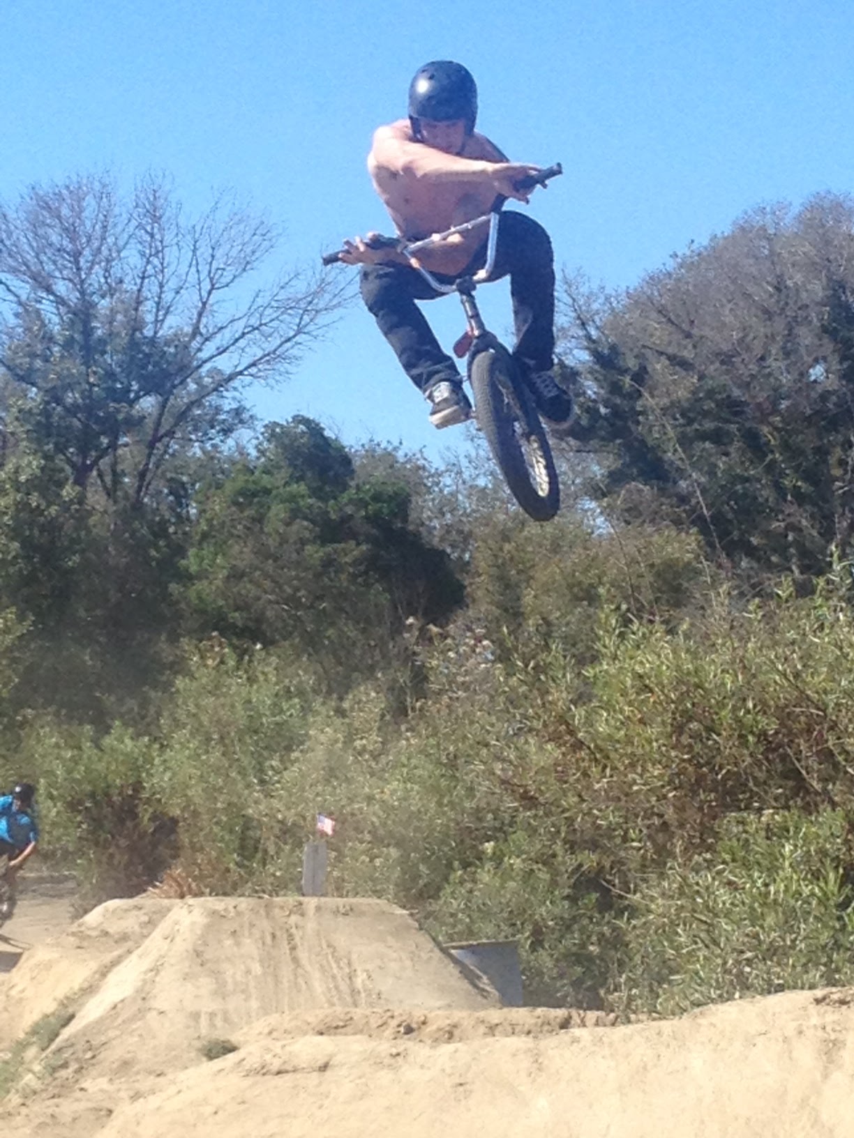 The Spot Finder Classic BMX spot Sheep Hills BMX jumps Costa Mesa, California