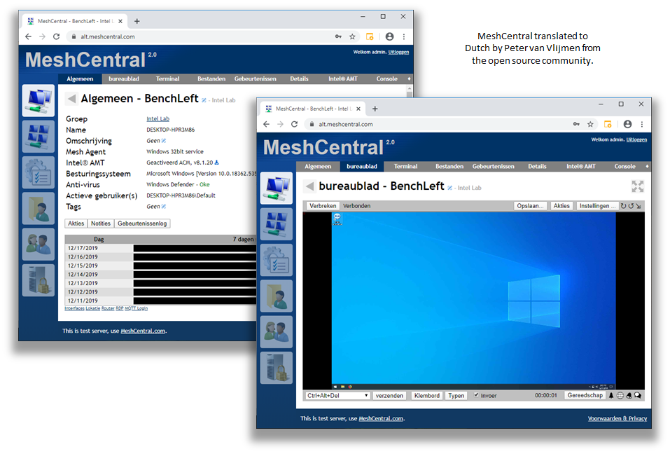 MeshCentral 2019 Review and New Features