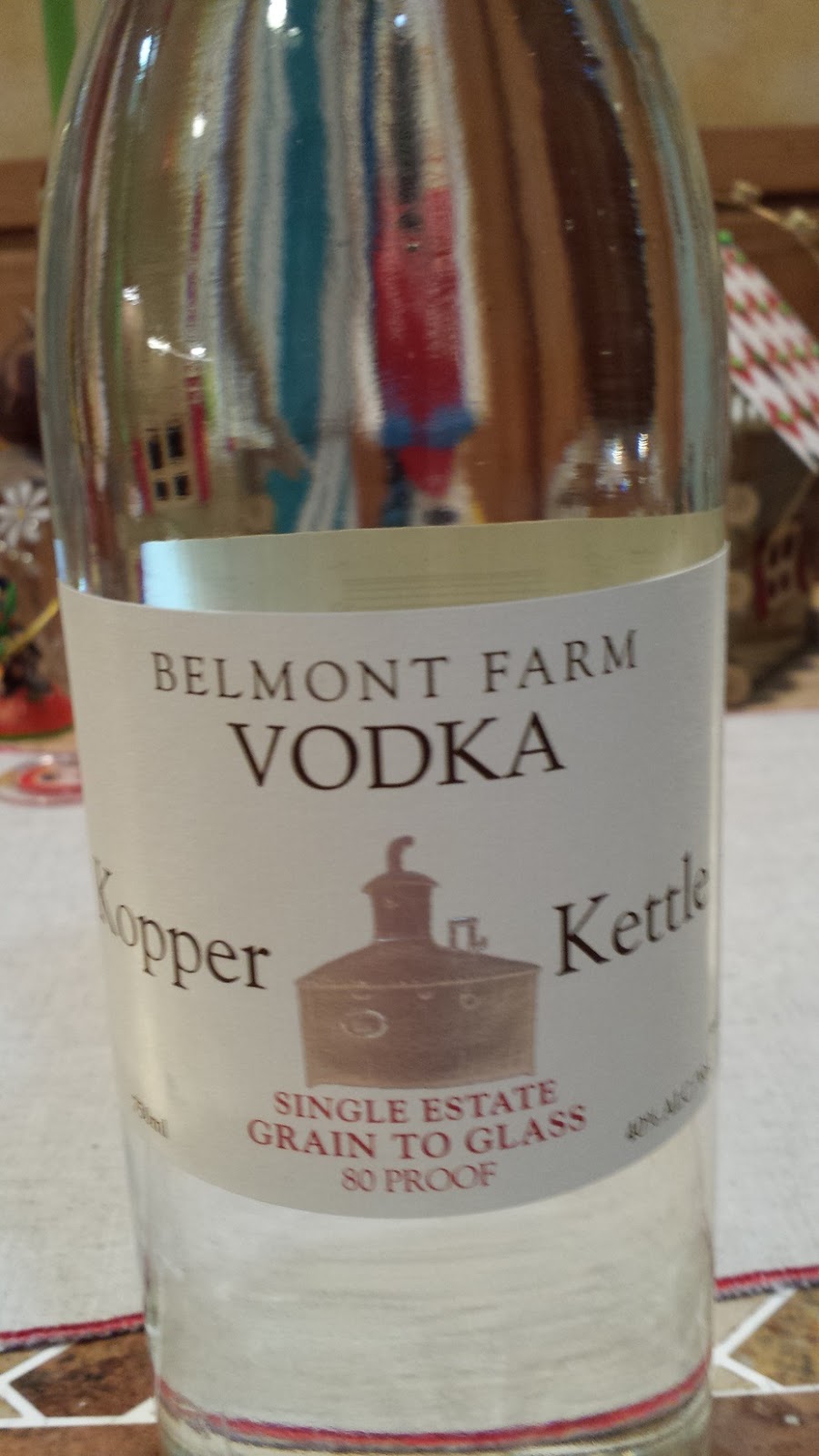 Another Corn Vodka, Virginia's Belmont Farm Kopper Kettle