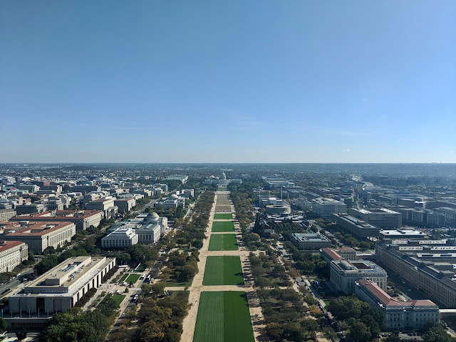 In Washington DC the National Mall is long. Plan accordingly