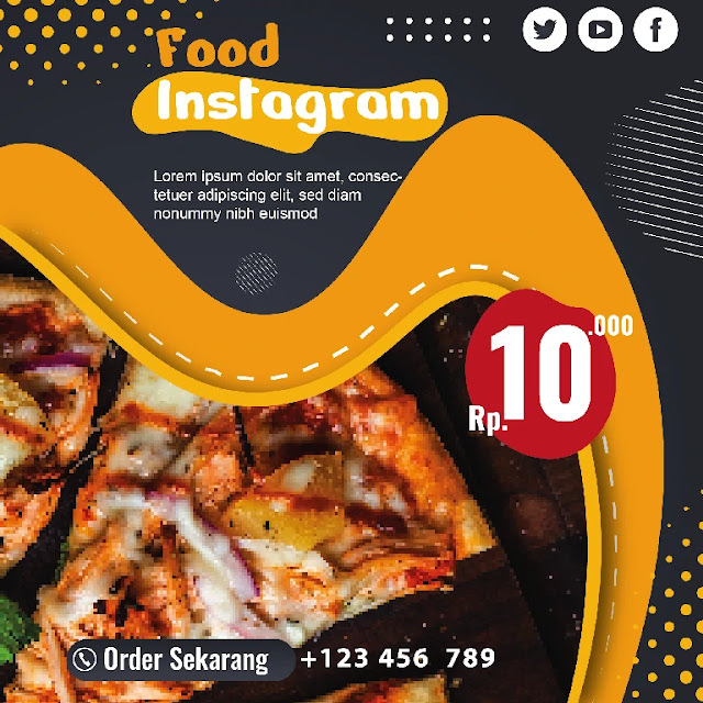 Download Feed Instagram Makanan Powerpoint