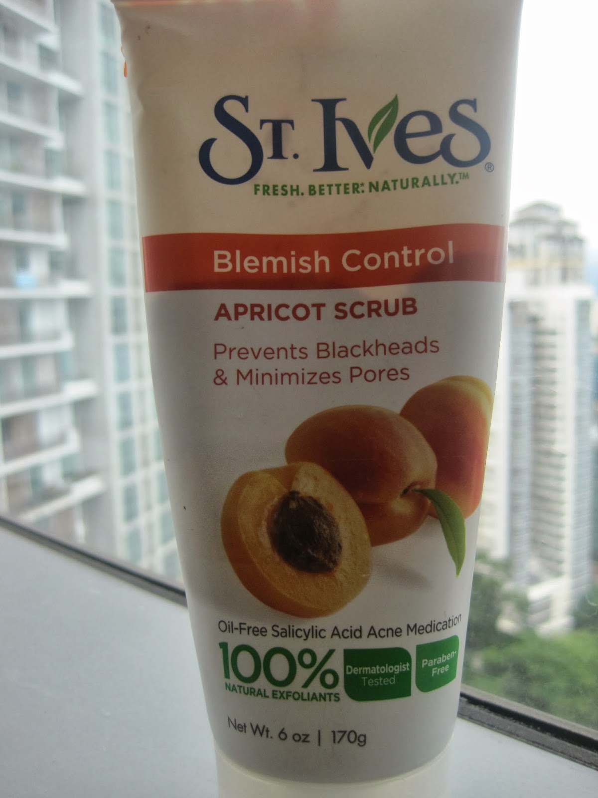 To Flawless Review St Ives Blemish Control Apricot Scrub