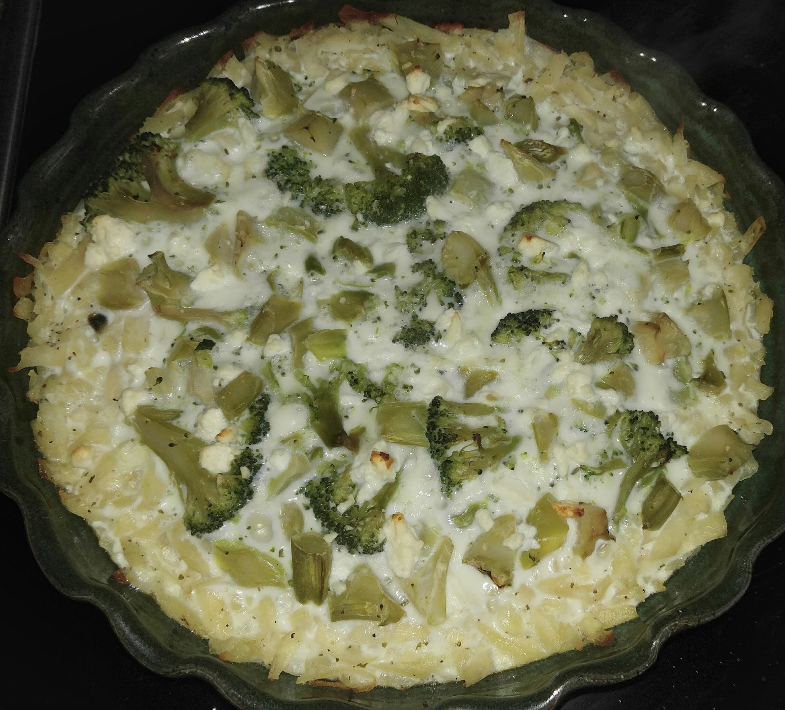 Rebecca's Amazing Creations Broccoli Feta Quiche