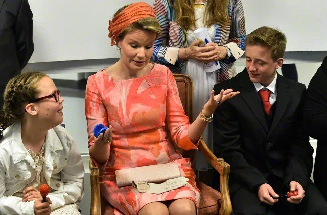 Queen Mathilde of Belgium attended the inauguration of the maternity and children’s wing at the Universitair Ziekenhuis Antwerpen (UZA) hospital