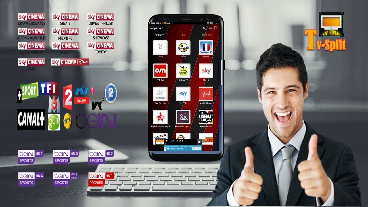 TvSplit v1 0 Best Apk To Watch Premium IPTV Channels Live For Free On TvSplit v1 0 Best Apk To Watch Premium IPTV Channels Live For Free On