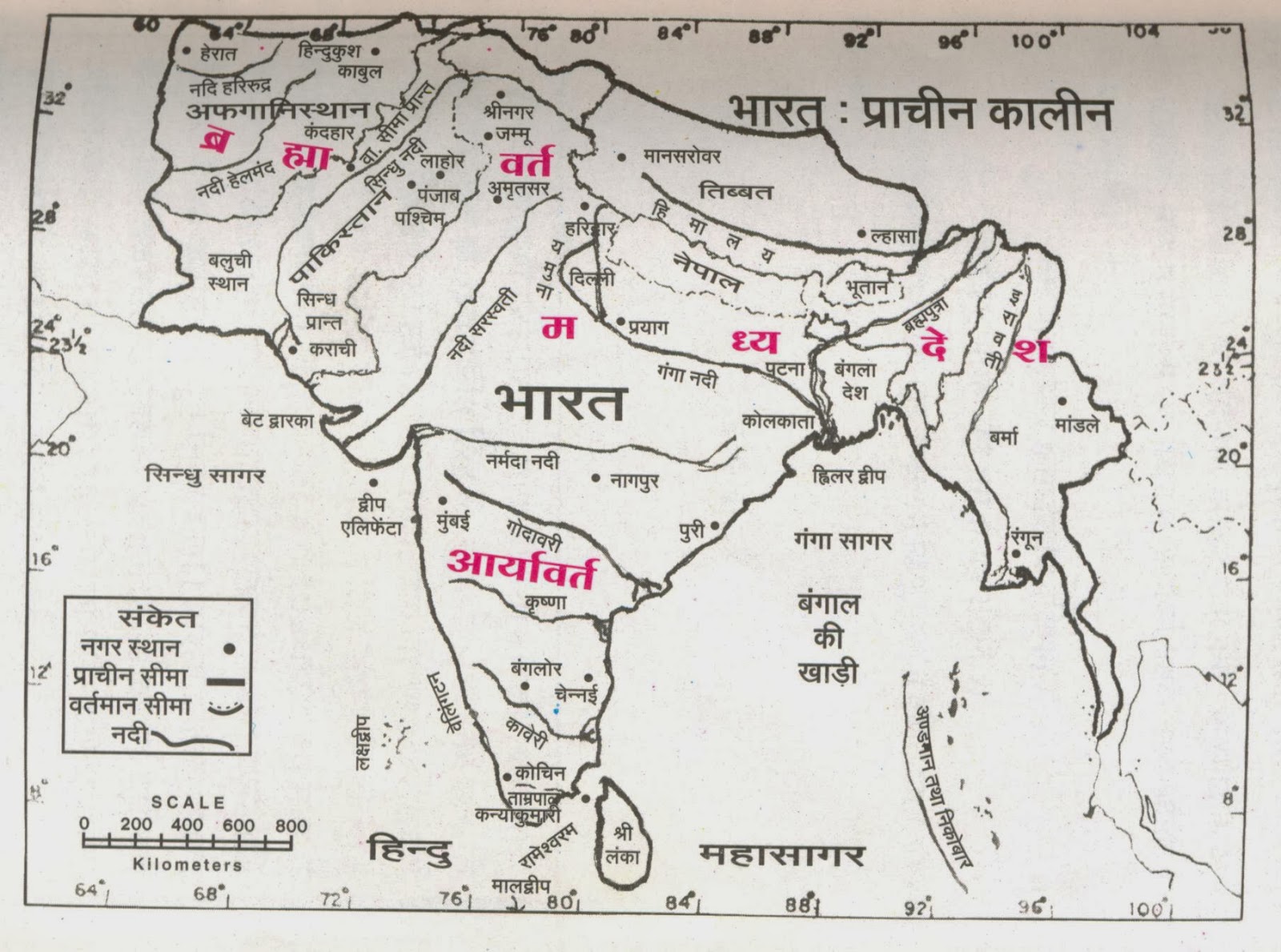 Old Bharat Map old-bharat-map