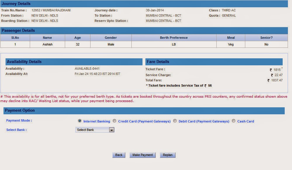 IRCTC Next Generation (NGET) Eticket Booking Tutorial nget.irctc.co