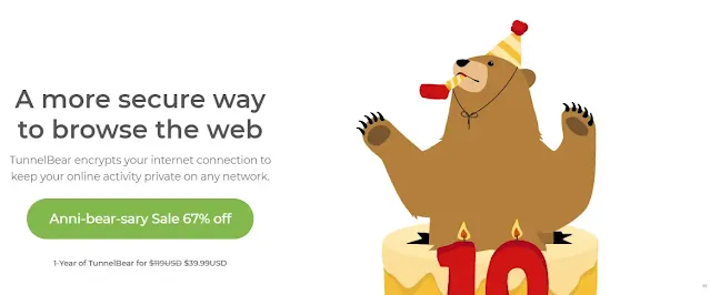 برنامج TunnelBear VPN