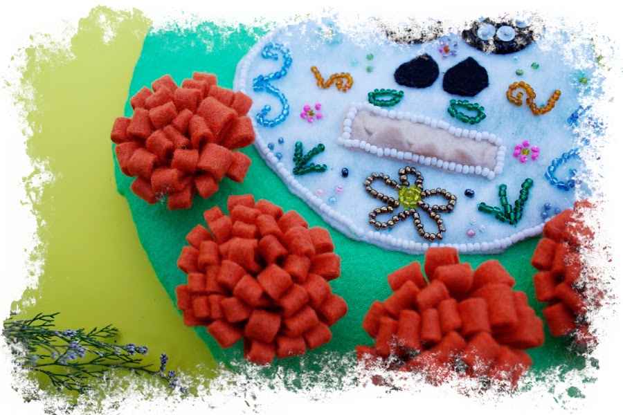 Bastidor catrina de fieltro