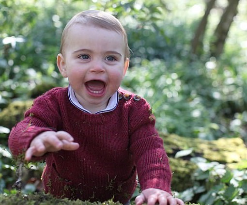 Royal Family Around the World: Three pictures of Prince Louis of