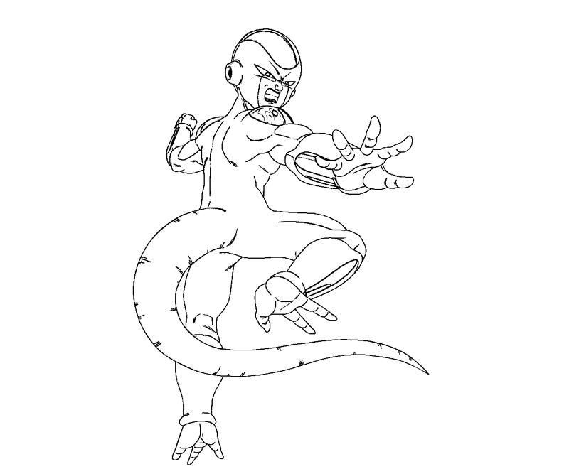 dbz coloring pages frieza - photo #6