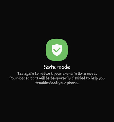 Enable safe mode on Android