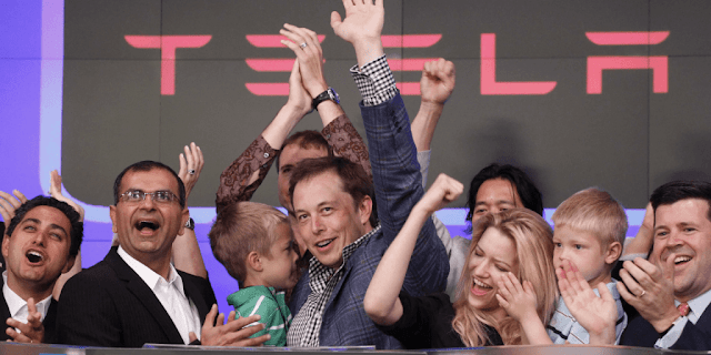 Tesla after entering the NASDAQ market