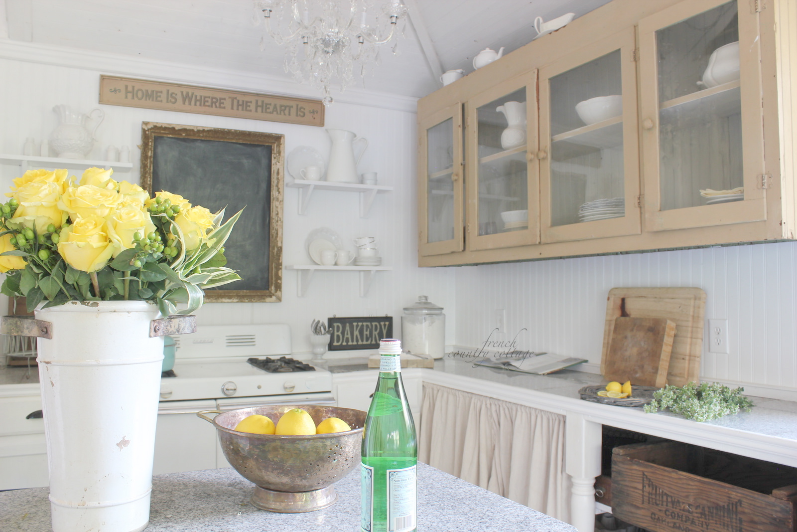 Cottage Kitchen Tour - FRENCH COUNTRY COTTAGE