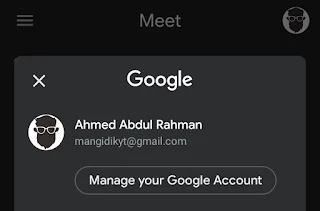 login with google account