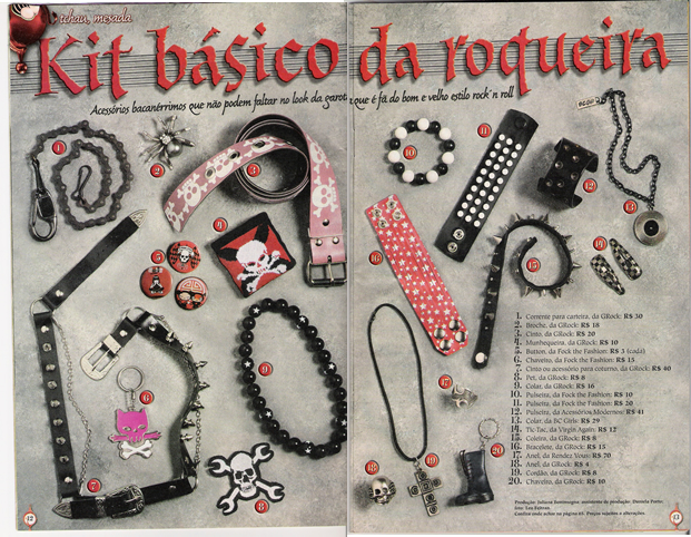 be fashionable: Acessórios de rockeira