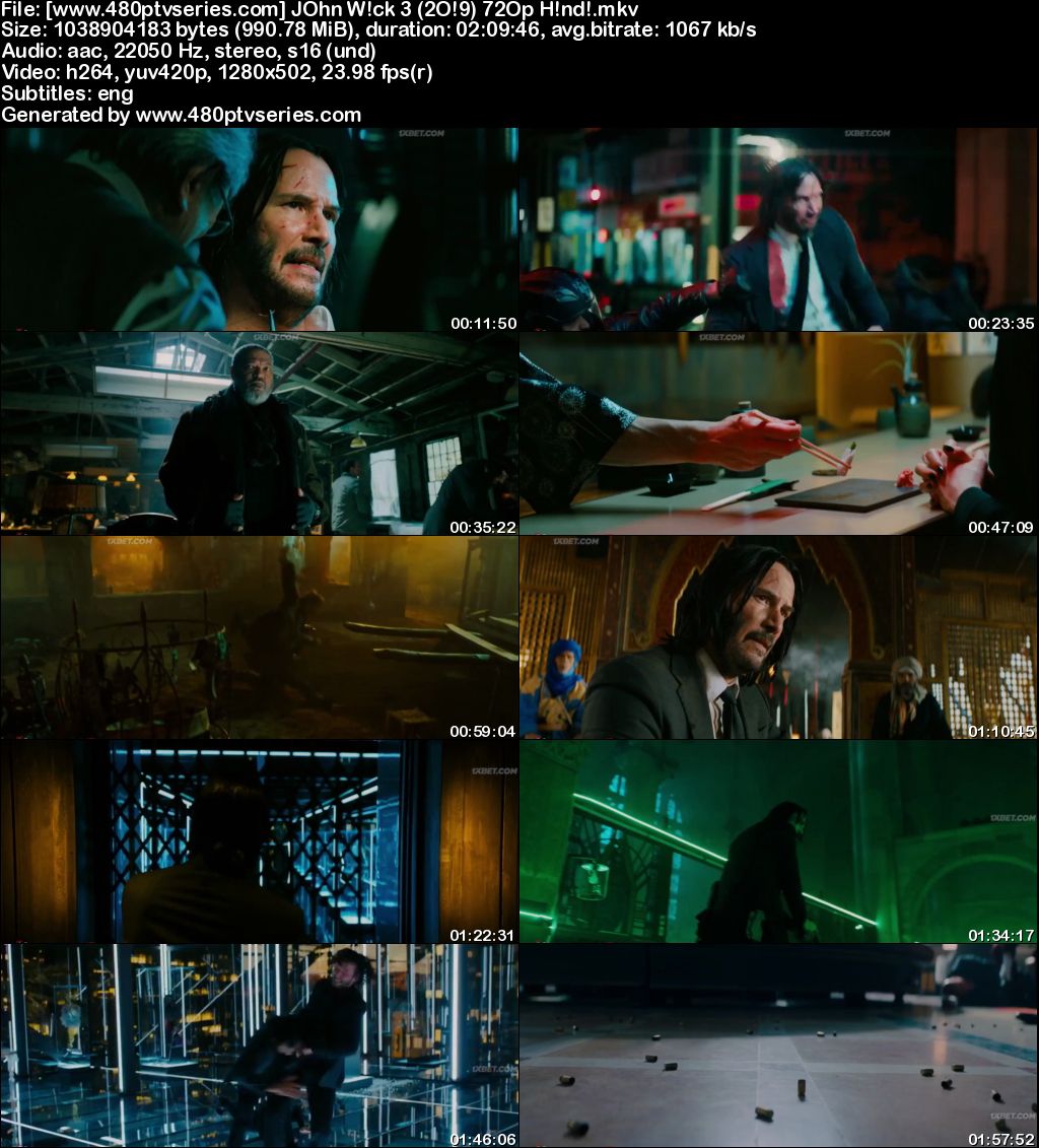 Download John Wick: Chapter 3 - Parabellum (2019) 1GB Full Hindi Dubbed Movie Download 720p Bluray Free Watch Online Full Movie Download Worldfree4u 9xmovies