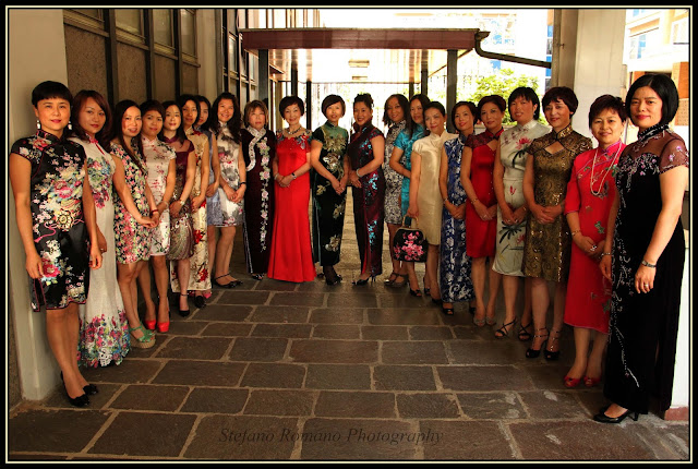 Lucia King with the women of the Soong Ching Ling Foundation of Italy. Rome, May 2015