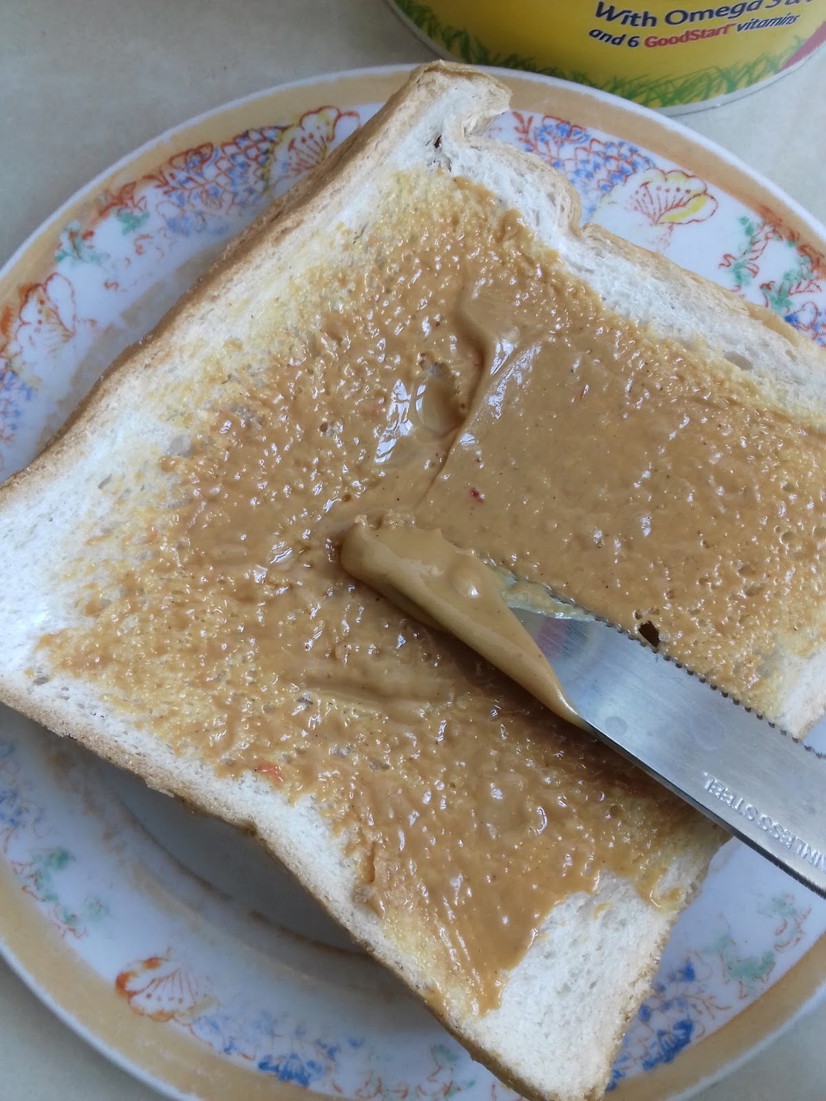 PEANUT BUTTER TOASTED BREAD SANDWICH