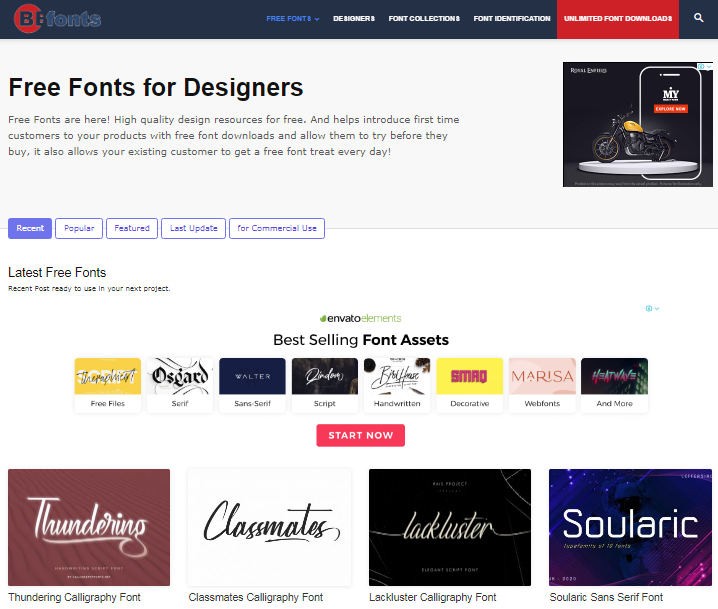 Be Fonts