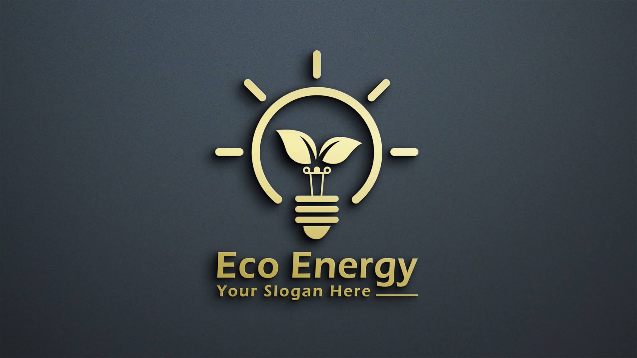 Eco Energy Light Bulb With Leaves Logo Design Free Download Eco Energy Light Bulb With Leaves Logo Design